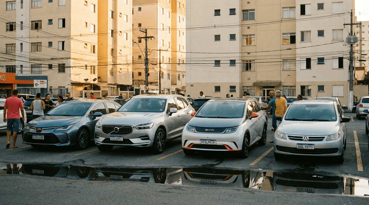 Para quem busca o melhor dos dois mundos, os Híbridos Plug-in (PHEV) surgem como uma solução versátil - (Imagem gerada por inteligência artificial-ChatGPT/Olhar Digital)