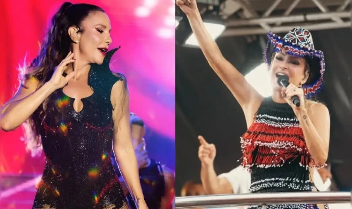 Claudia Leitte e Ivete Sangalo disputam voto a voto a categoria 'Melhor Cantora'.