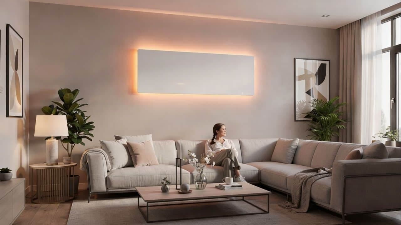 Aquecimento infravermelho inteligente substitui piso radiante com mais eficiência energética - Imagem criada por inteligência artificial (ChatGPT / Olhar Digital)