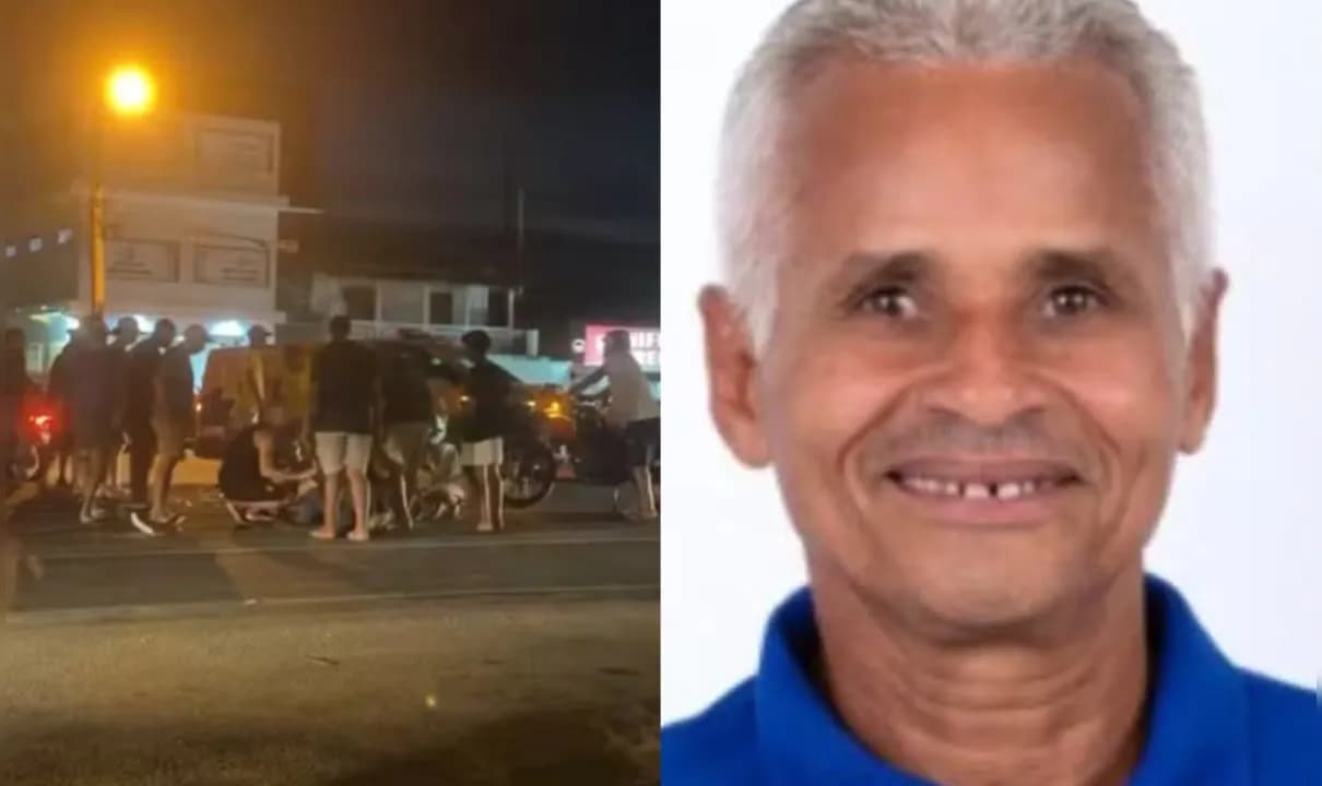 Daniel de Macário (PDT) se envolveu em uma colisão entre moto e carro na BR-324.