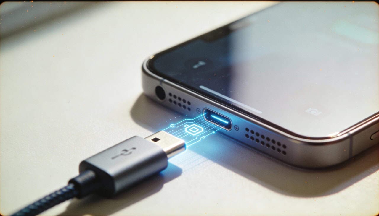 Carregadores de outras marcas não forçam energia: o próprio celular controla quanto pode receber - (Imagem gerada por
inteligência artificial-ChatGPT/Olhar Digital)
