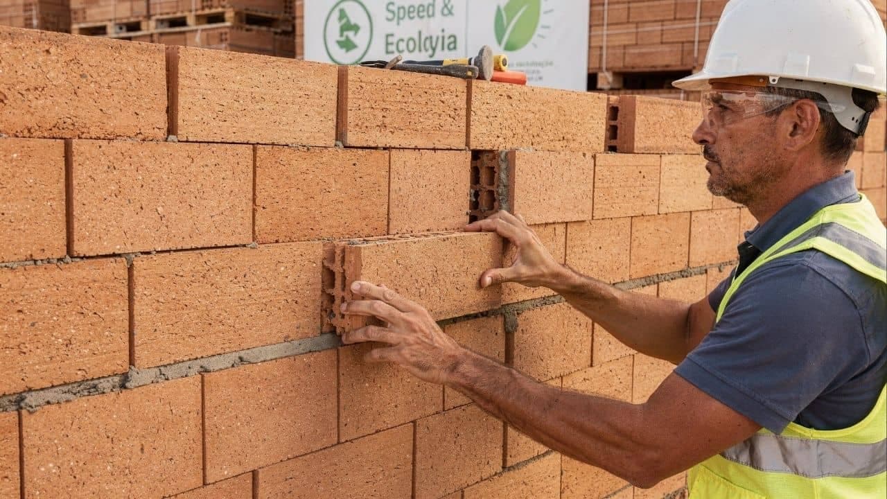 Tijolos modulares sustentáveis revolucionam construção civil com obras rápidas e ecológicas - Imagem criada por inteligência artificial (ChatGPT / Olhar Digital)