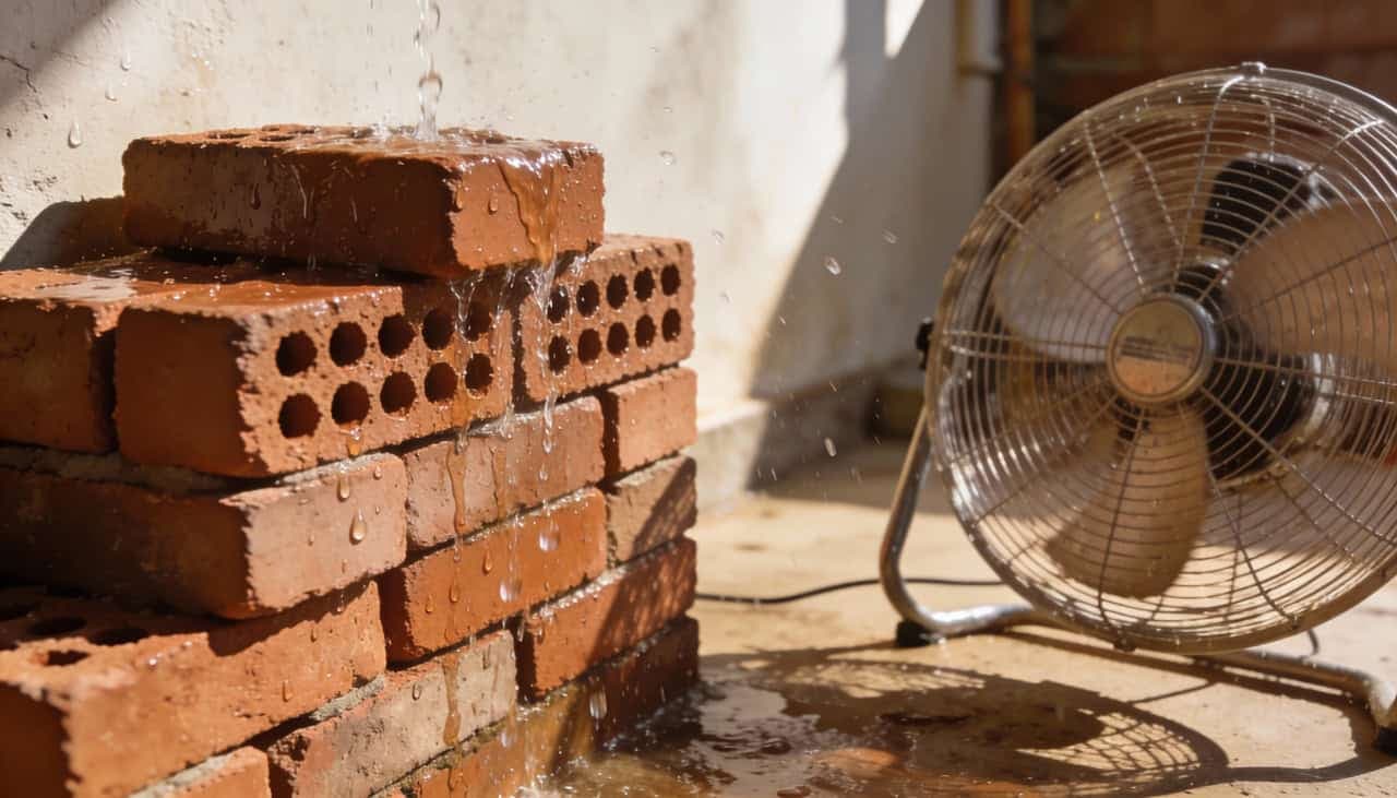 O chamado ar-condicionado indiano é uma solução improvisada que tenta imitar o efeito de um sistema de refrigeração usando apenas materiais comuns - (Imagem gerada por inteligência artificial-ChatGPT/Olhar Digital)