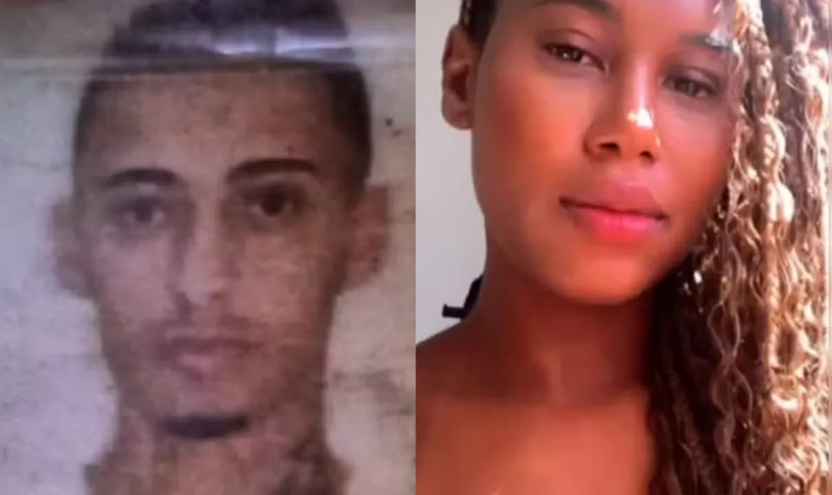 Jovem casal é assassinado em Salvador; ex-companheiro confessou crime. Fotos: Reprodução/ TV Bahia
