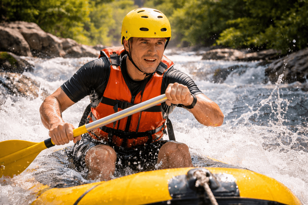 Mais que adrenalina: como o turismo de aventura afeta seu cérebro e sua saúde mental-Imagem gerada por inteligência artificial. (ChatGPT / Olhar Digital)