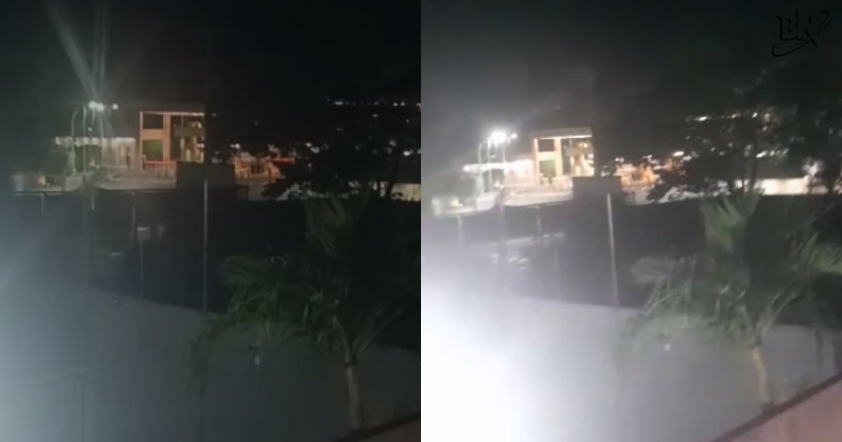 Torcedores da Bamor protestam do lado de fora de condomínio em Camaçari contra o técnico Rogério Ceni