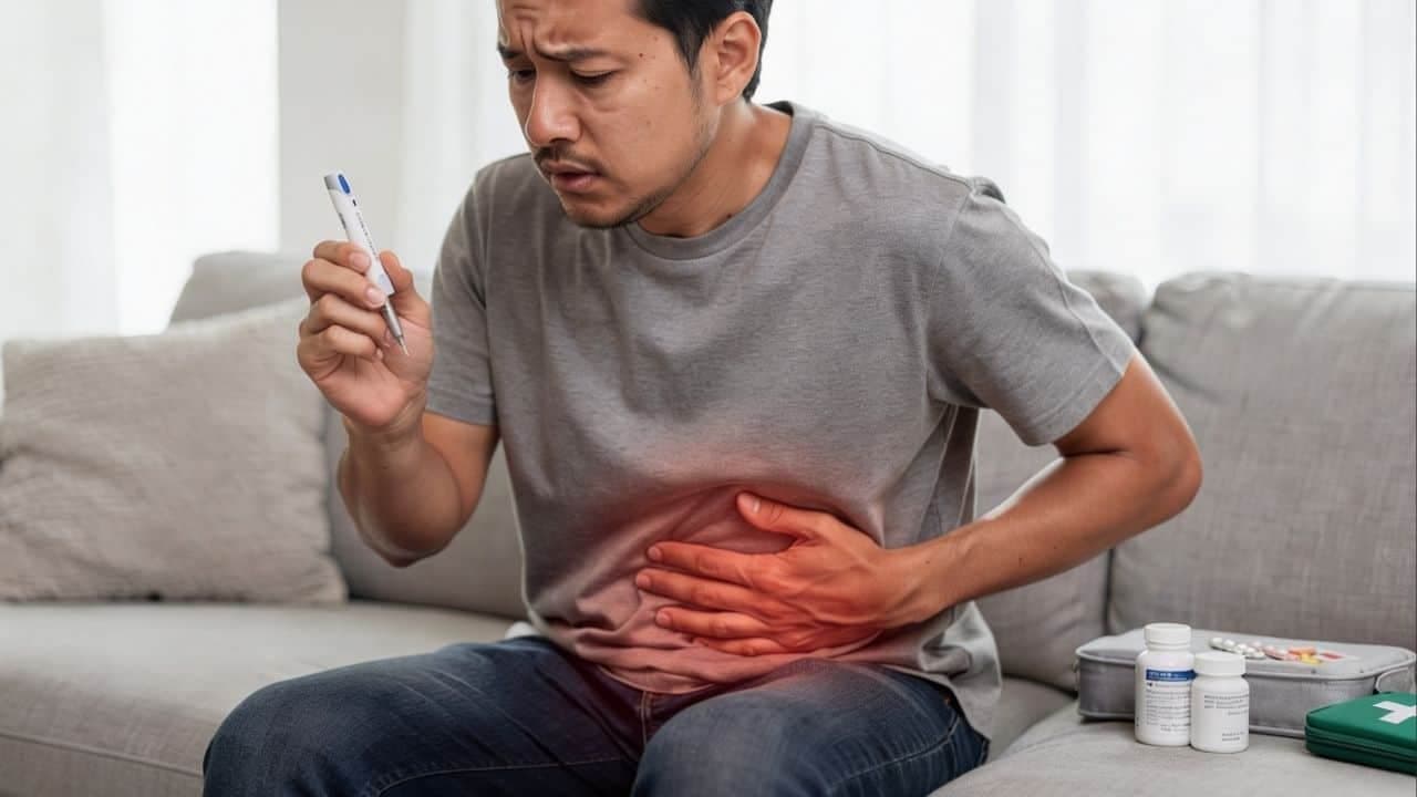 Canetas emagrecedoras podem causar pancreatite exigindo atenção a sintomas precoces - Imagem criada por inteligência artificial (ChatGPT / Olhar Digital)