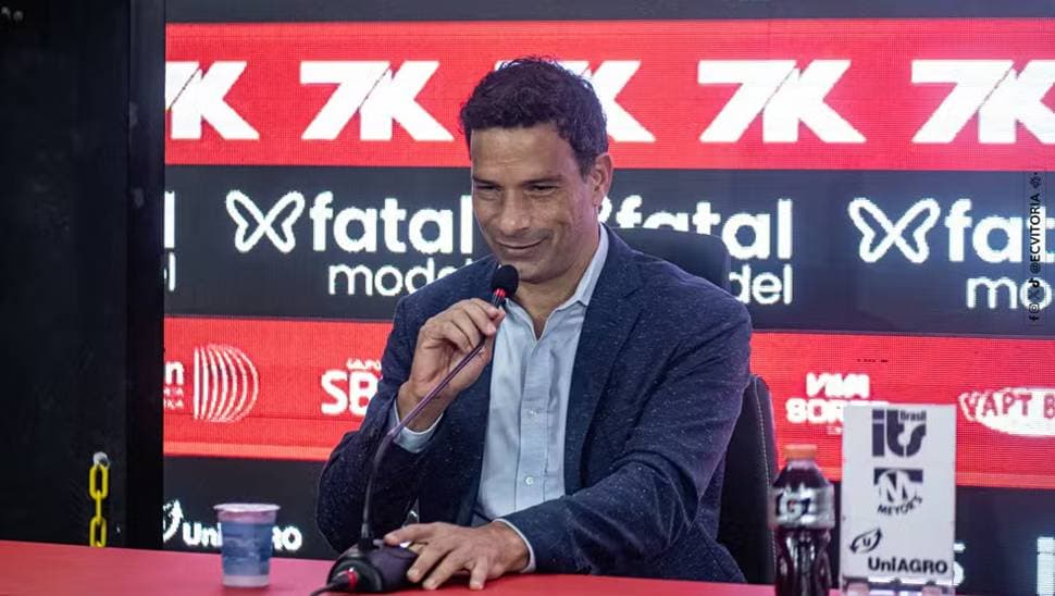 Gustavo Vieira, executivo de futebol do Vitória — Foto: Victor Ferreira/EC
Vitória