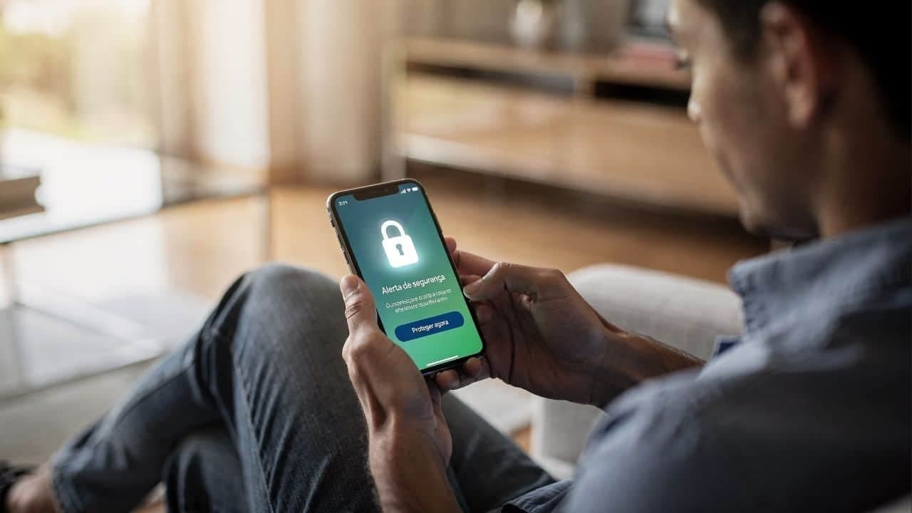 Guia anti-scam usa tecnologia para reduzir riscos de fraudes digitais - Imagem criada por inteligência artificial (ChatGPT / Olhar Digital)