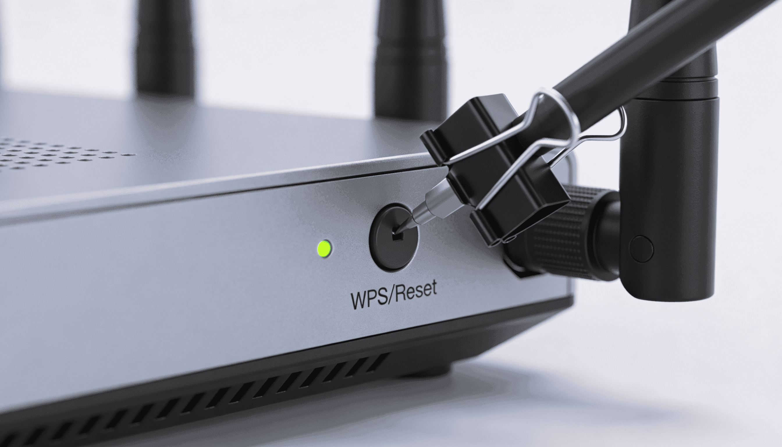 Botão WPS no roteador facilita conexão rápida ao Wi-Fi sem precisar digitar senha-(Imagem gerada por inteligência artificial-ChatGPT/Olhar Digital)