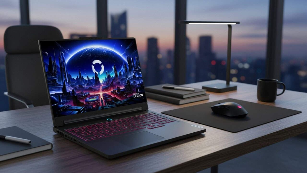 Notebook com tela rolável da Lenovo dobra área de trabalho com um toque - Créditos: Lenovo / Reprodução com IA