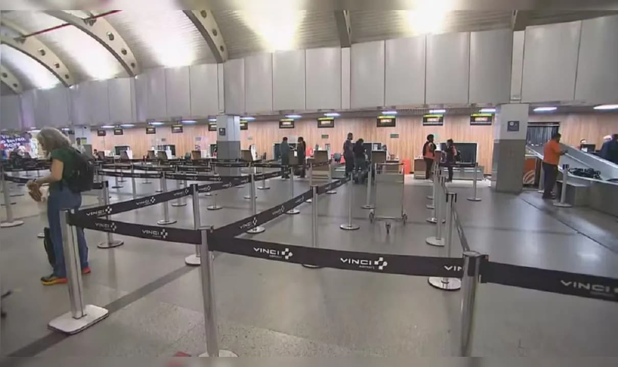 Aeroporto de Salvador tem 14 voos impactados após vendaval histórico provocar mais de 300 cancelamentos em São Paulo.