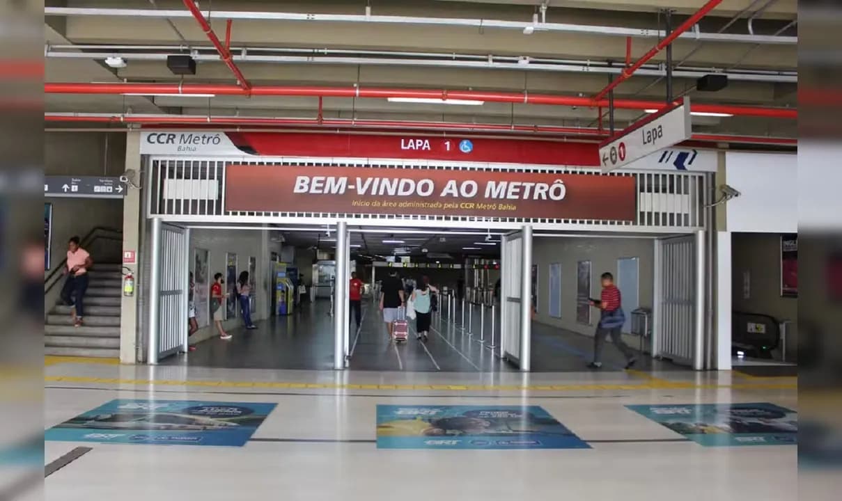 Estação da Lapa, em Salvador.