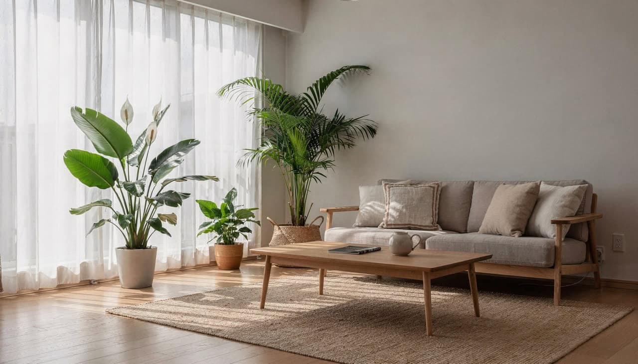 Ter plantas em casa une bem-estar visual sensação de calma e ar mais agradável – (Imagem gerada por inteligência artificial-ChatGPT/Olhar Digital)