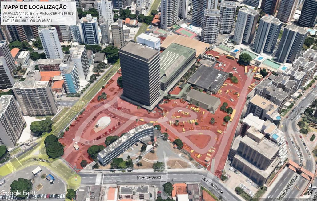 Complexo corporativo dos Correios na Avenida Paulo VI, bairro da Pituba, Salvador (BA)