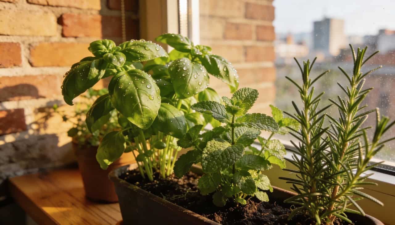 Mini horta em casa une autocuidado, natureza e rotina mais leve – (Imagem gerada por inteligência artificial-ChatGPT/Olhar Digital)