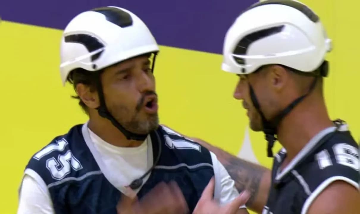 Alberto Cowboy disputou últimas horas da Prova do Líder com Jonas no 'BBB 26'.