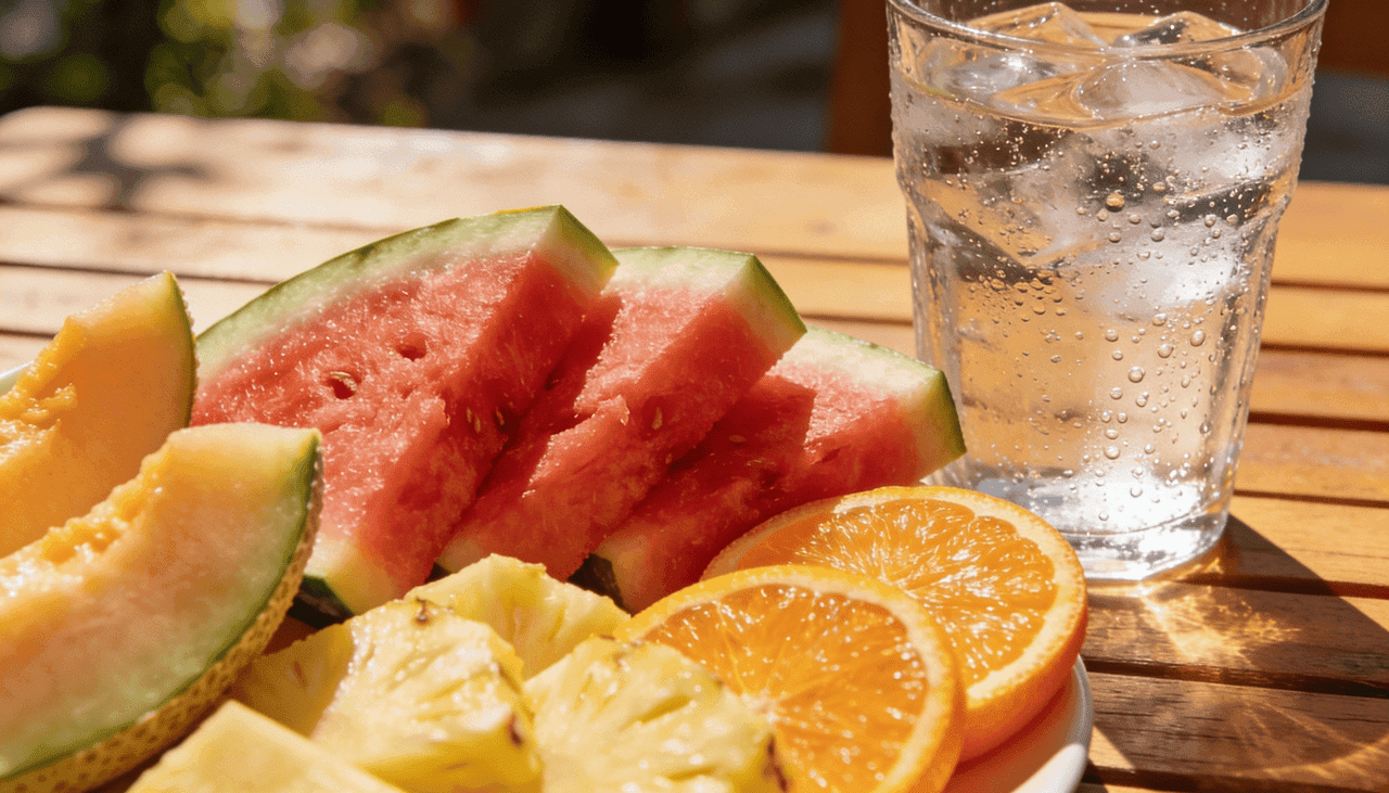Escolhas simples na alimentação regulam a temperatura corporal no calor – (Imagem gerada por inteligência artificial-ChatGPT/Olhar Digital)