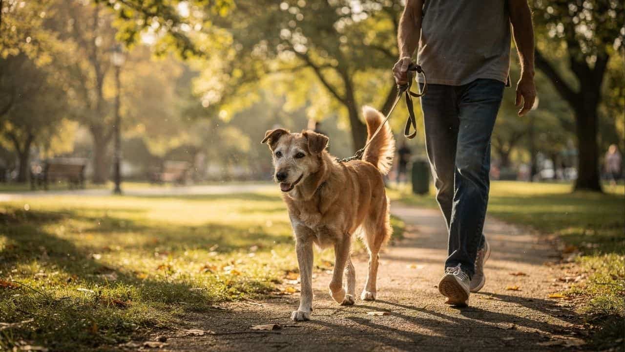 Atividade física regular reduz risco de Alzheimer canino e preserva funções cognitivas - Imagem gerada por inteligência artificial. (ChatGPT / Olhar Digital)