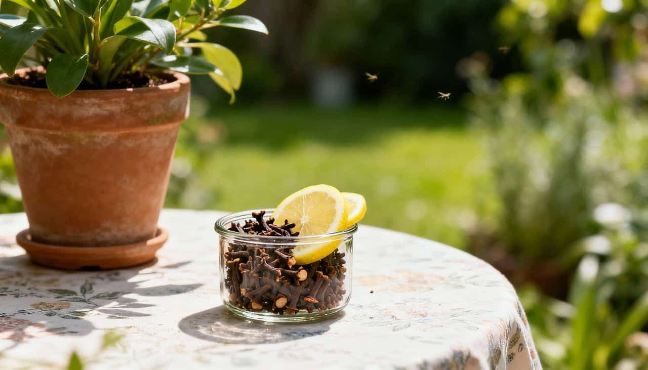 Cravo e limão formam um repelente natural que afasta mosquitos e deixa o ambiente mais fresco e cheiroso - (Imagem gerada por
inteligência artificial-ChatGPT/Olhar Digital)