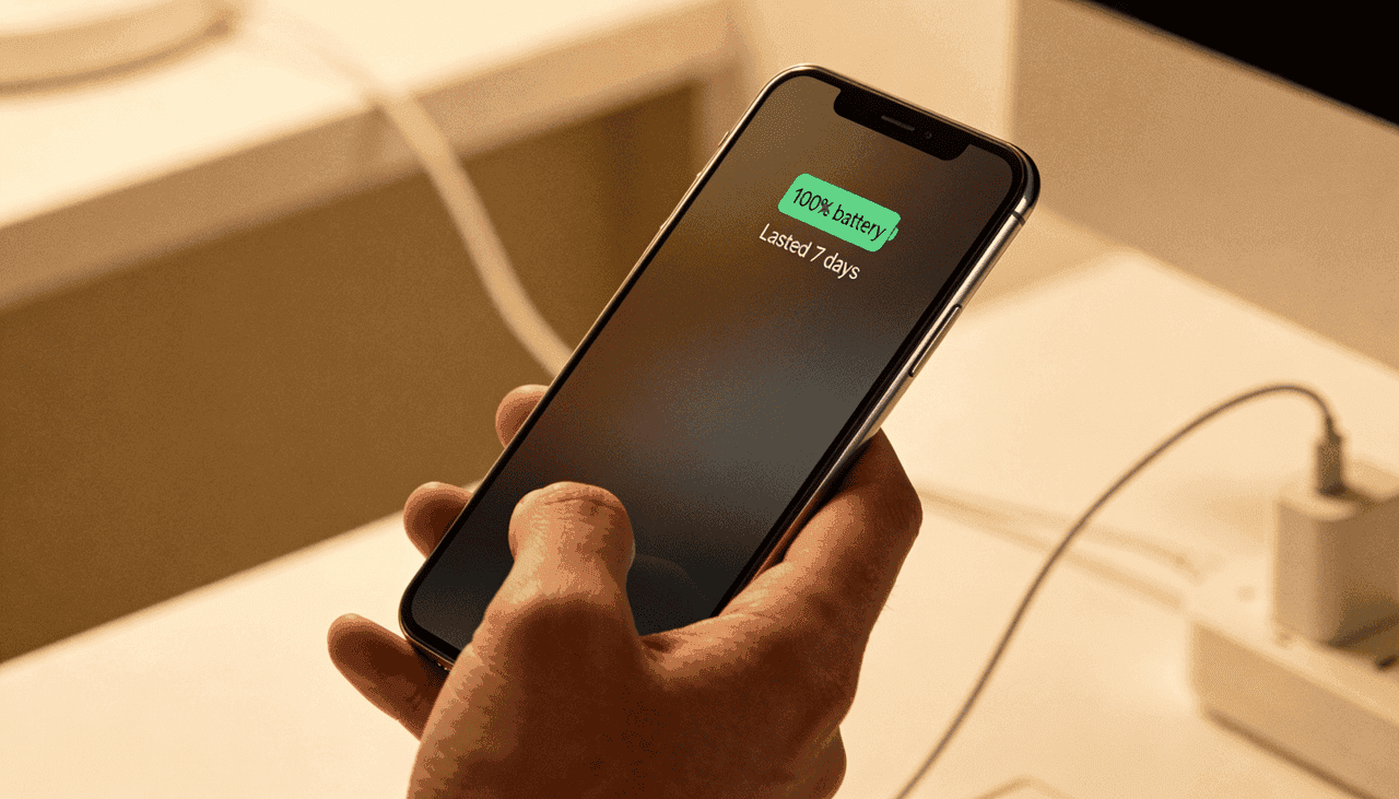 Produção em massa marca o início de uma nova era para celulares e carros elétricos – (Imagem gerada por inteligência artificial-ChatGPT/Olhar Digital)
