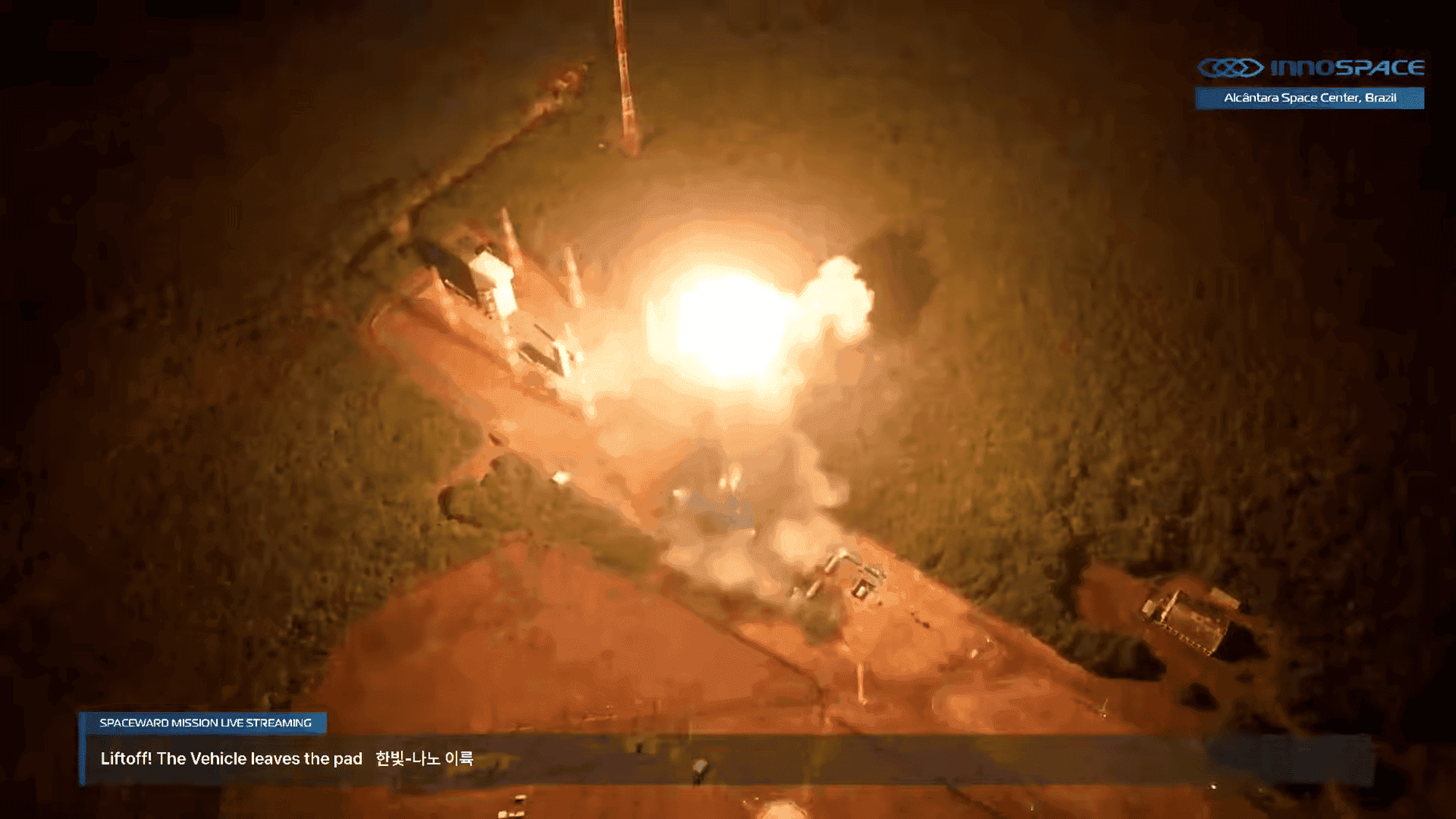 Houve explosão em terra (Imagem: Reprodução/YouTube/Innospace)