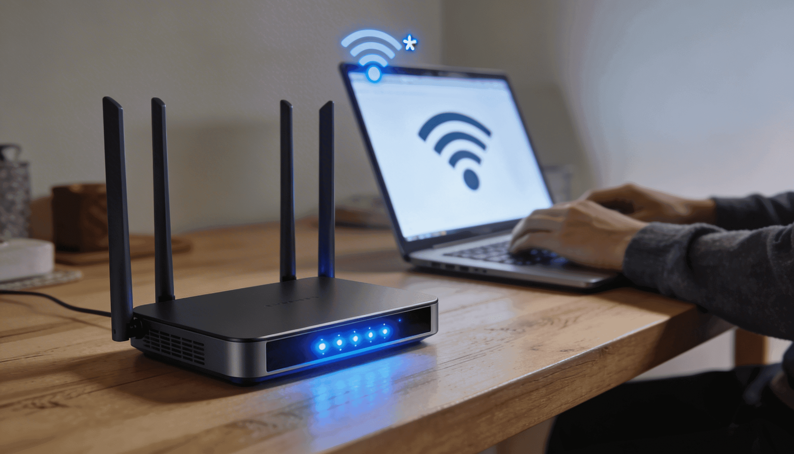 Pequenos ajustes no roteador deixam sua conexão Wi-Fi doméstica mais rápida e sem oscilações- (Imagem gerada por inteligência artificial-ChatGPT/Olhar Digital)