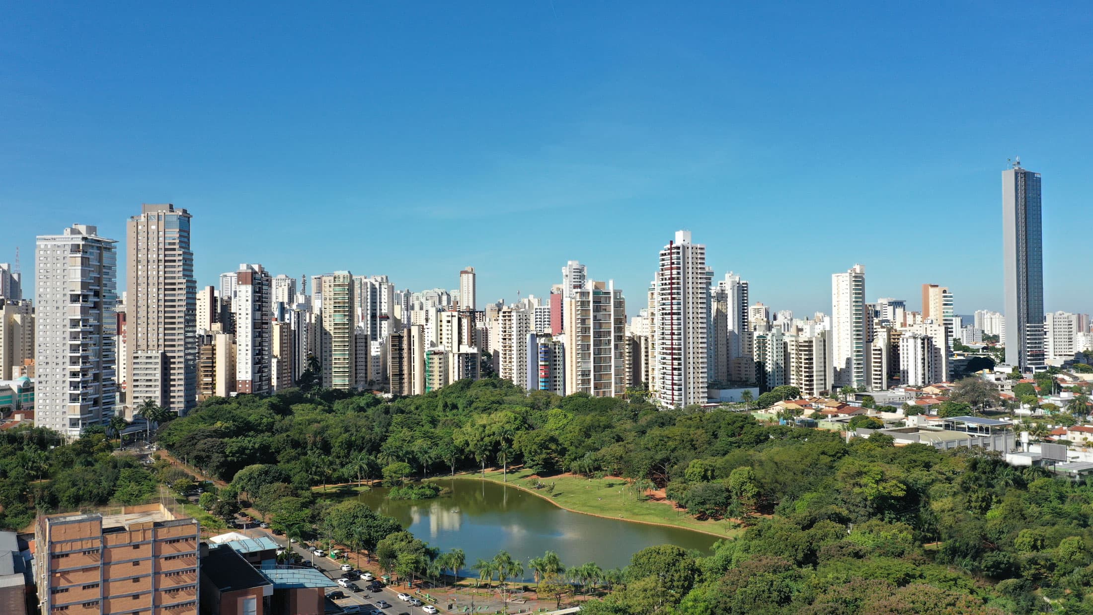Vista geral de Goiânia, capital de Goiás