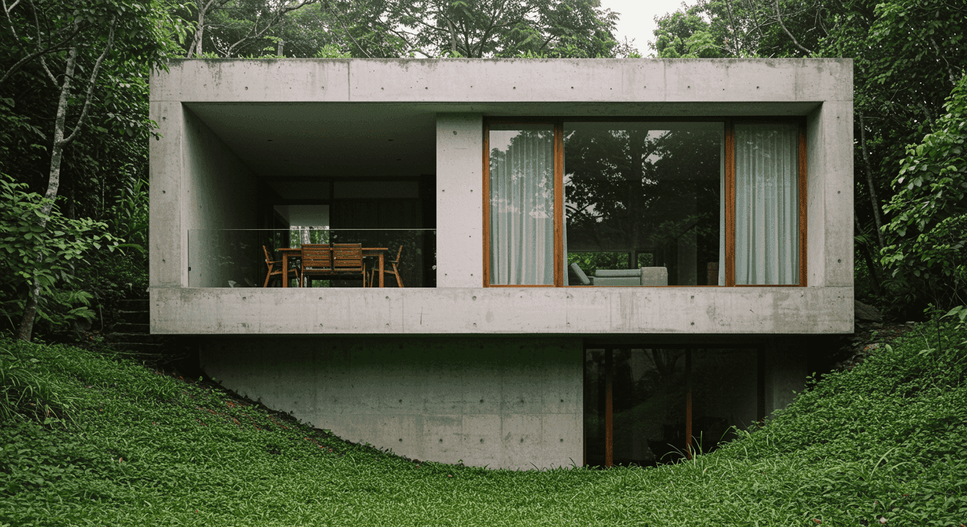 Casas subterrâneas usam o solo como isolante térmico natural
(Imagem gerada por inteligência artificial-ChatGPT/Olhar Digital)