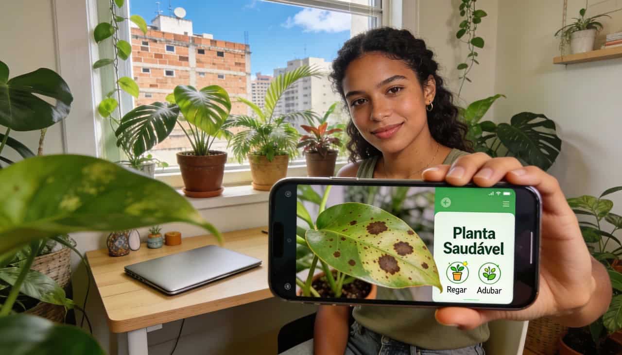 Plantas bem cuidadas melhoram o humor, ajudam na concentração e criam uma sensação de acolhimento - (Imagem gerada por
inteligência artificial-GPT/Olhar Digital)