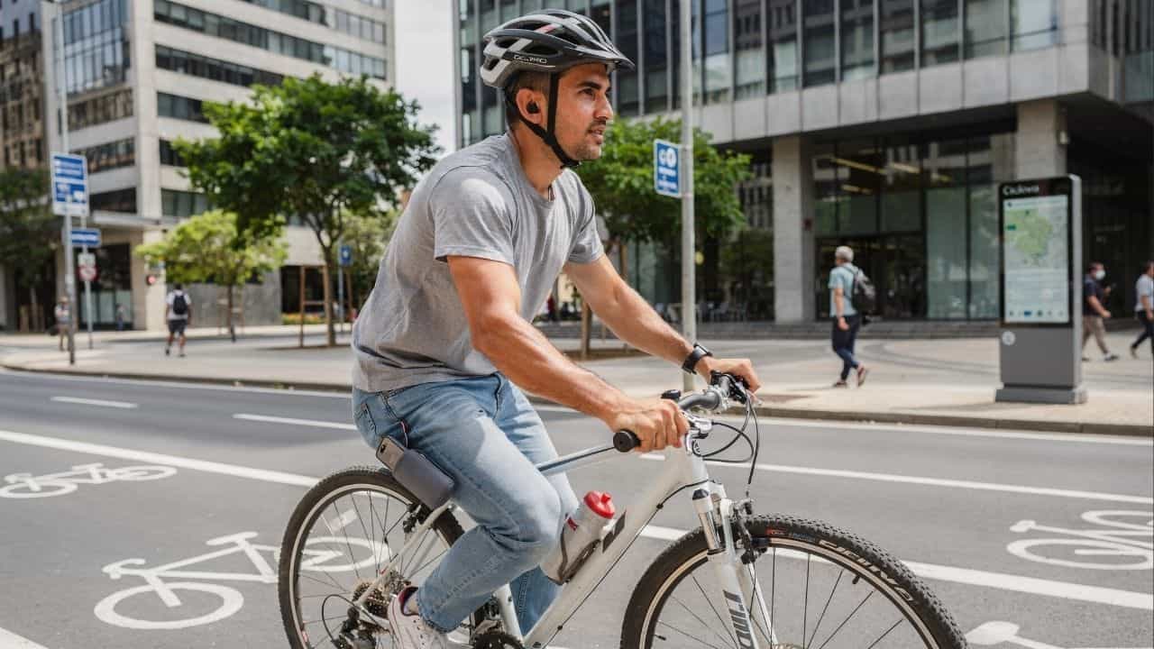 Google Maps com Gemini traz navegação por voz para ciclistas - Imagem criada com inteligência artificial (ChatGPT / Olhar Digital)