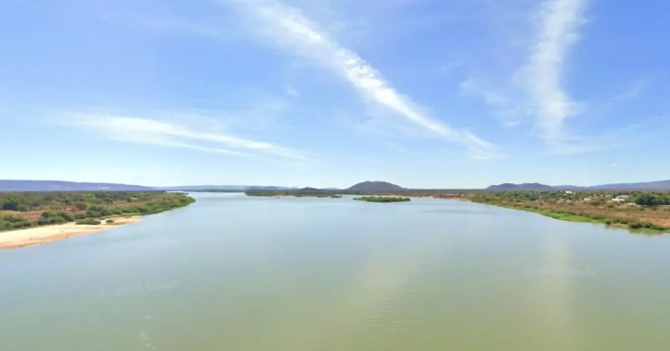 Rio São Francisco, Ibotirama (BA) | Foto: Reprodução / Google Street View