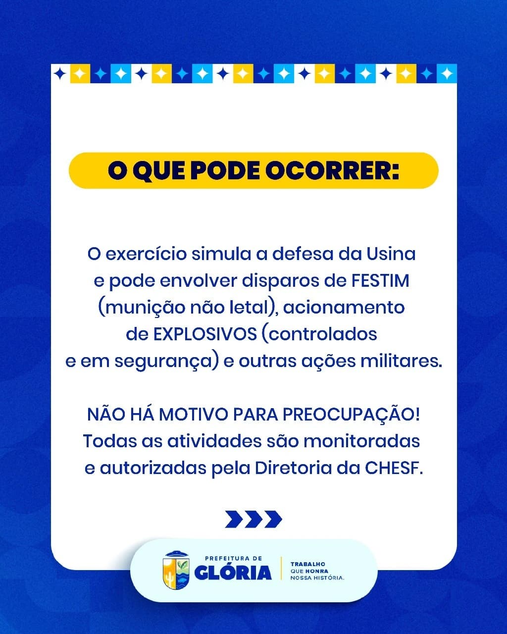 Imagem: ASCOM/Glória-BA