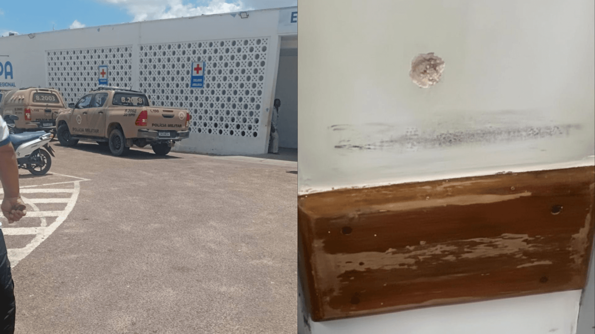 Homem é atingido por tiros dentro do Hospital Regional de Paulo Afonso
