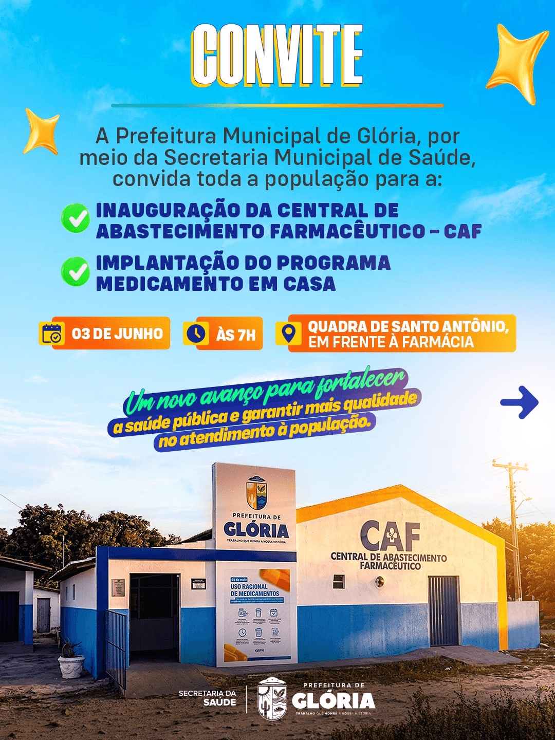 Imagem: ASCOM/Glória-BA