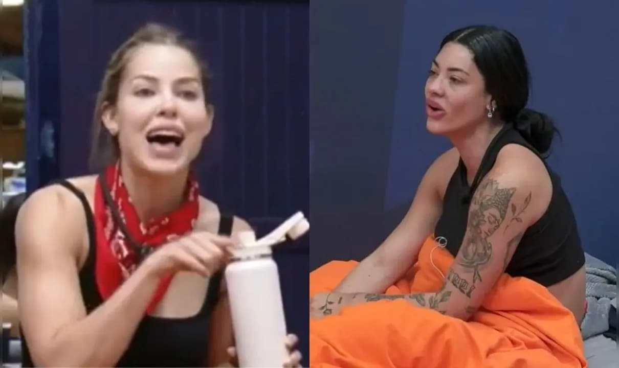 Saory perdeu a paciência após Rayane se negar a fazer trato dos búfalos de 'A Fazenda 17'.