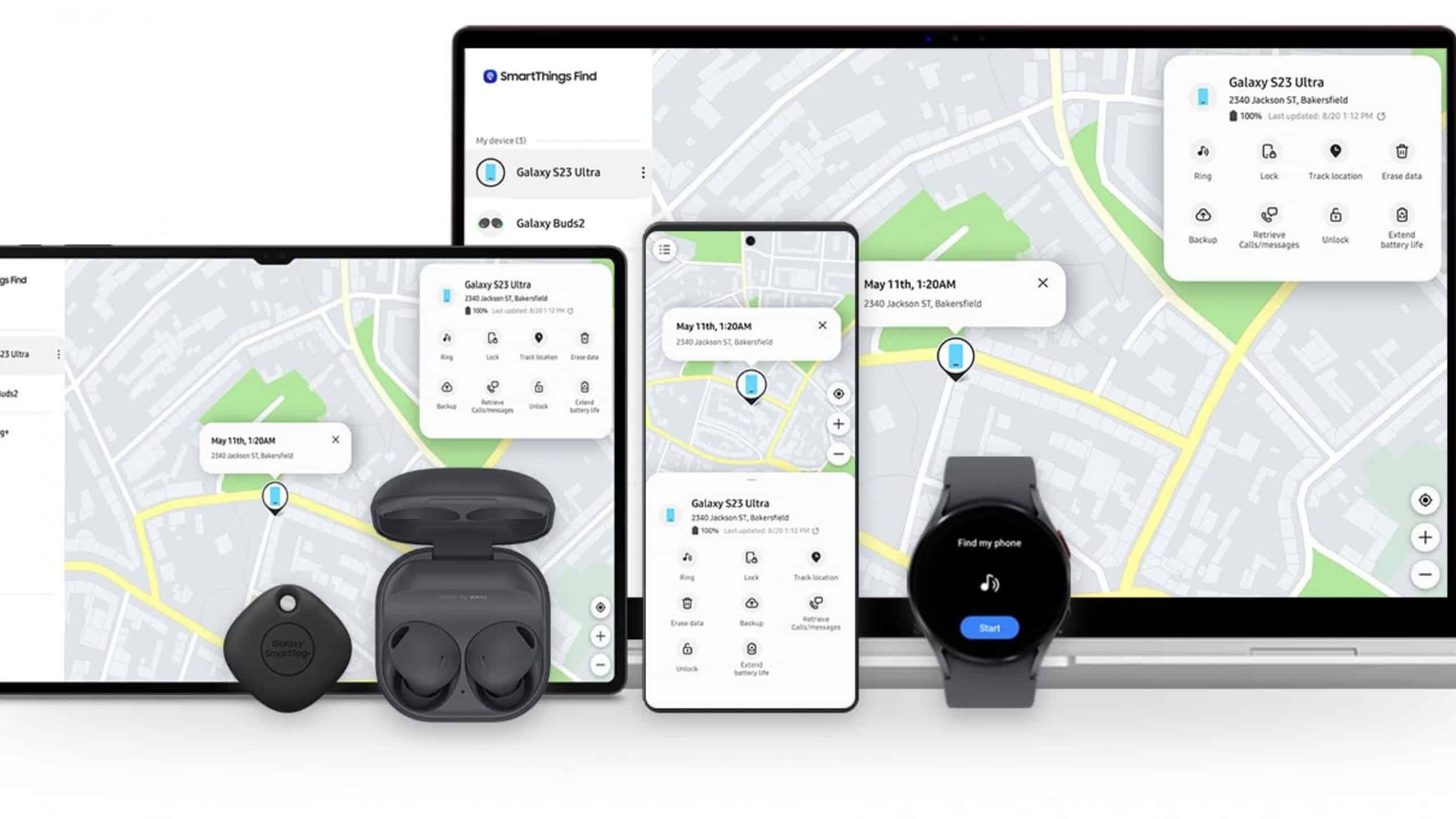Rastreamento de dispositivos Samsung (Divulgação: Samsung)