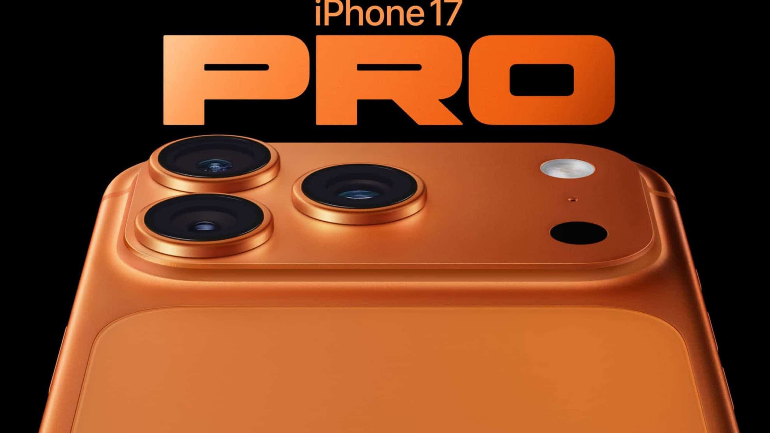 iPhone 17 Pro na cor laranja-cósmico
(Imagem: Divulgação/Apple)