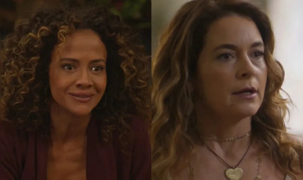 Sagaz, ex-mulher do vilão entende chance para se aproximar de objetivo. 