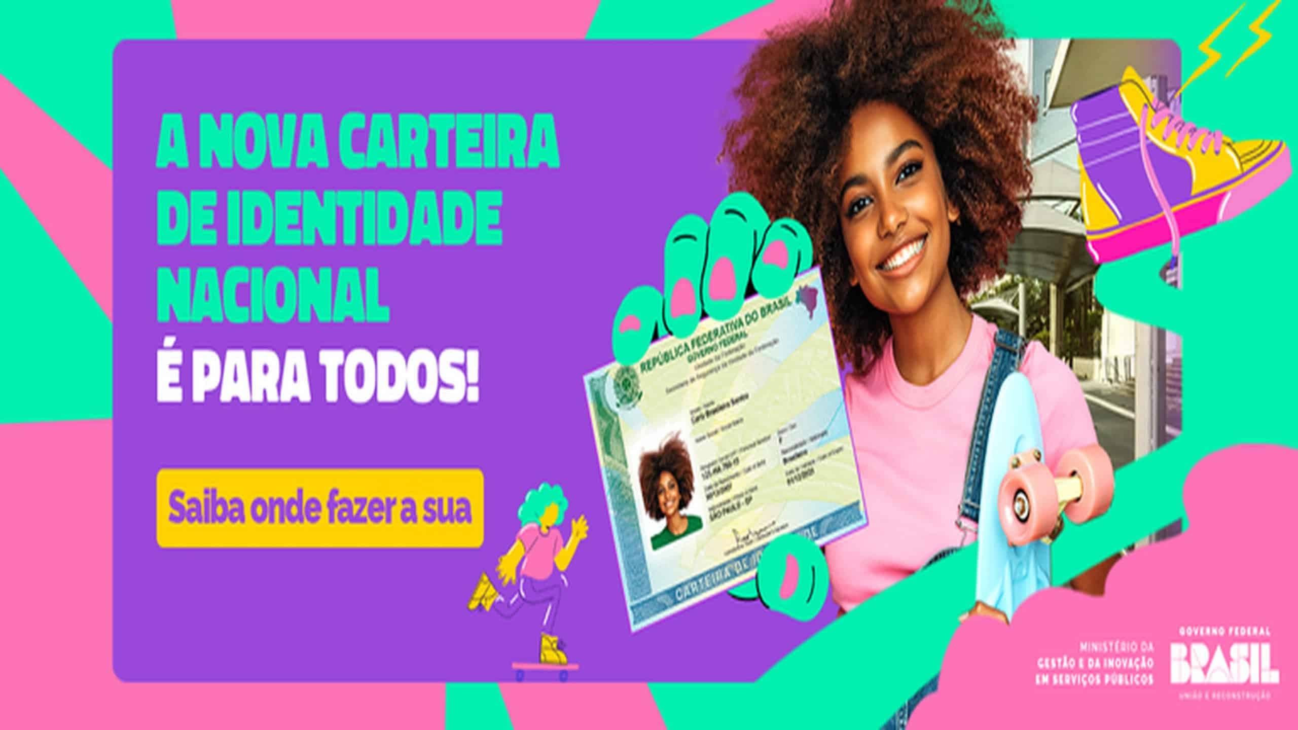 A Carteira de Identidade Nacional pode ser acessada digitalmente através do aplicativo Gov.br, com segurança e praticidade (Imagem: Reprodução / Ministério da Gestão e Inovação em Serviços Públicos)