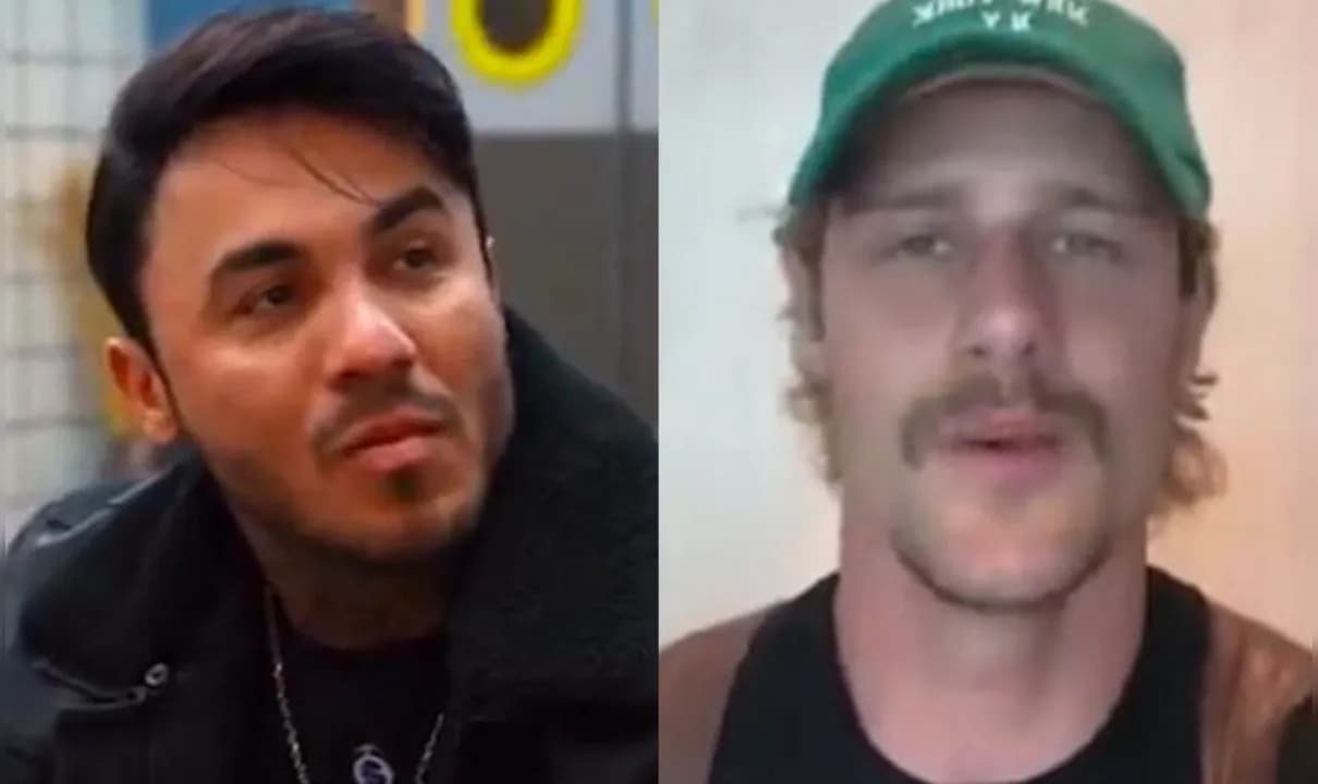 Peões se reencontraram pela primeira vez após eliminação e DJ soltou o verbo para cima do cantor. 
