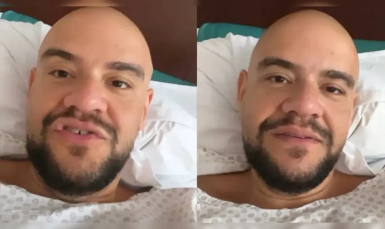 Gominho é internado às pressas e revela diagnóstico.