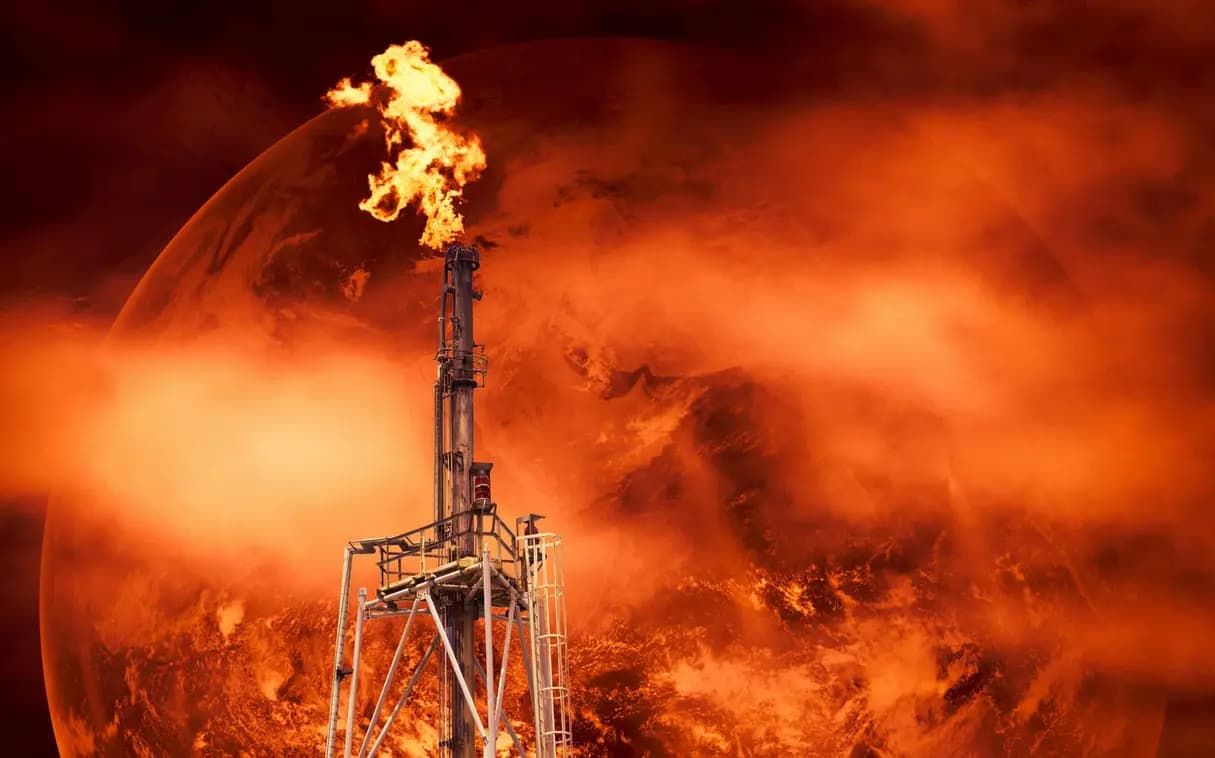 O gás metano aquece o planeta até 80 vezes mais que o dióxido de carbono.Crédito: Quality Stock Arts - Shutterstock