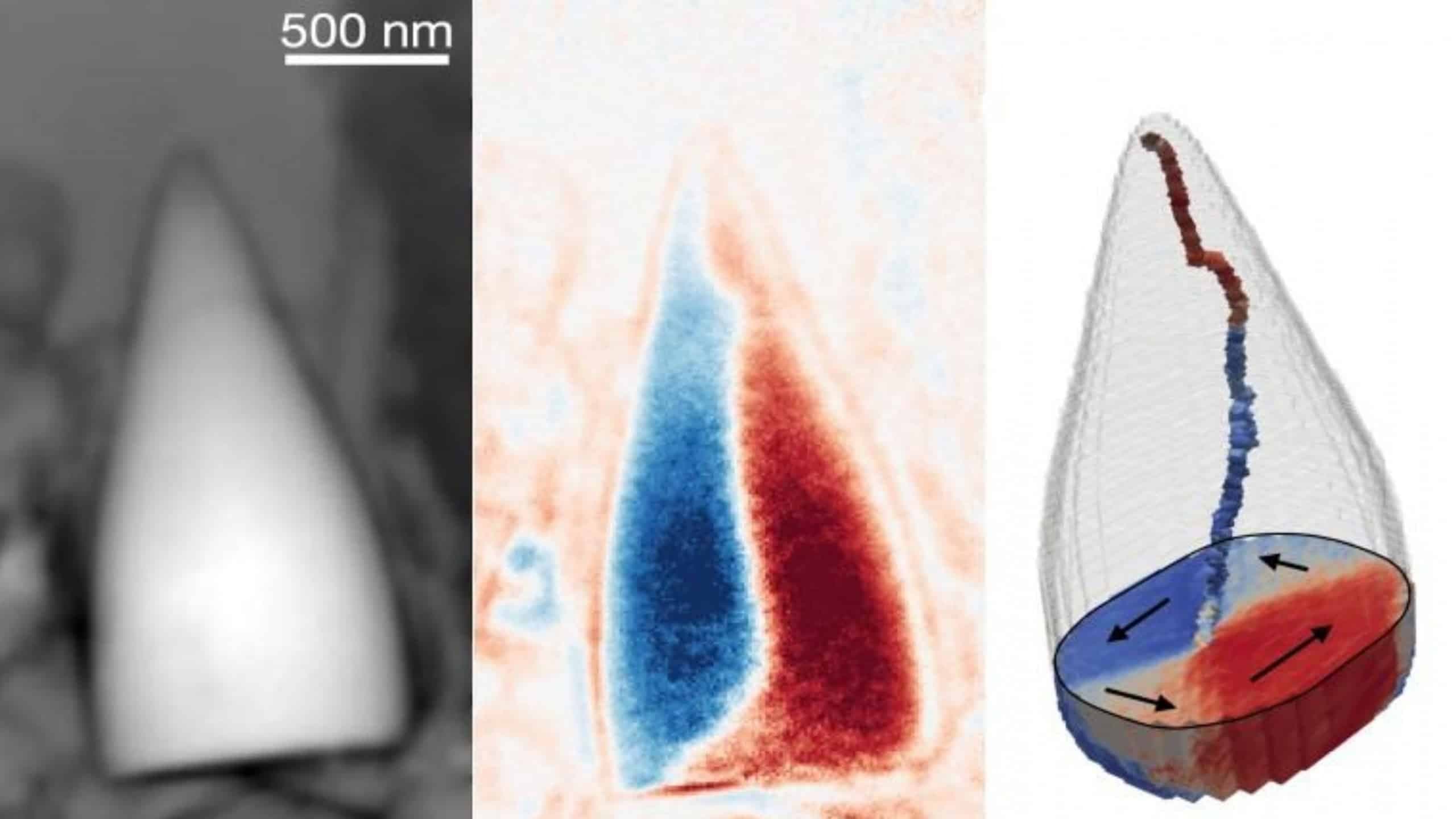 Foto de um magnetofóssil detectado pelos pesquisadores (Crédito da imagem: Dr. CM Martin-Jones)