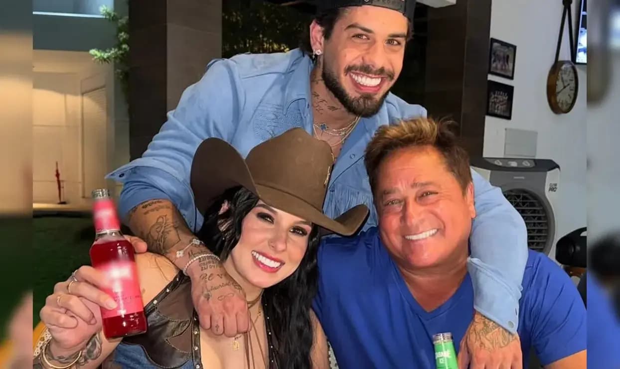 Leonardo surge dançando com Ana Castela e se derrete: 'Sogrão'.