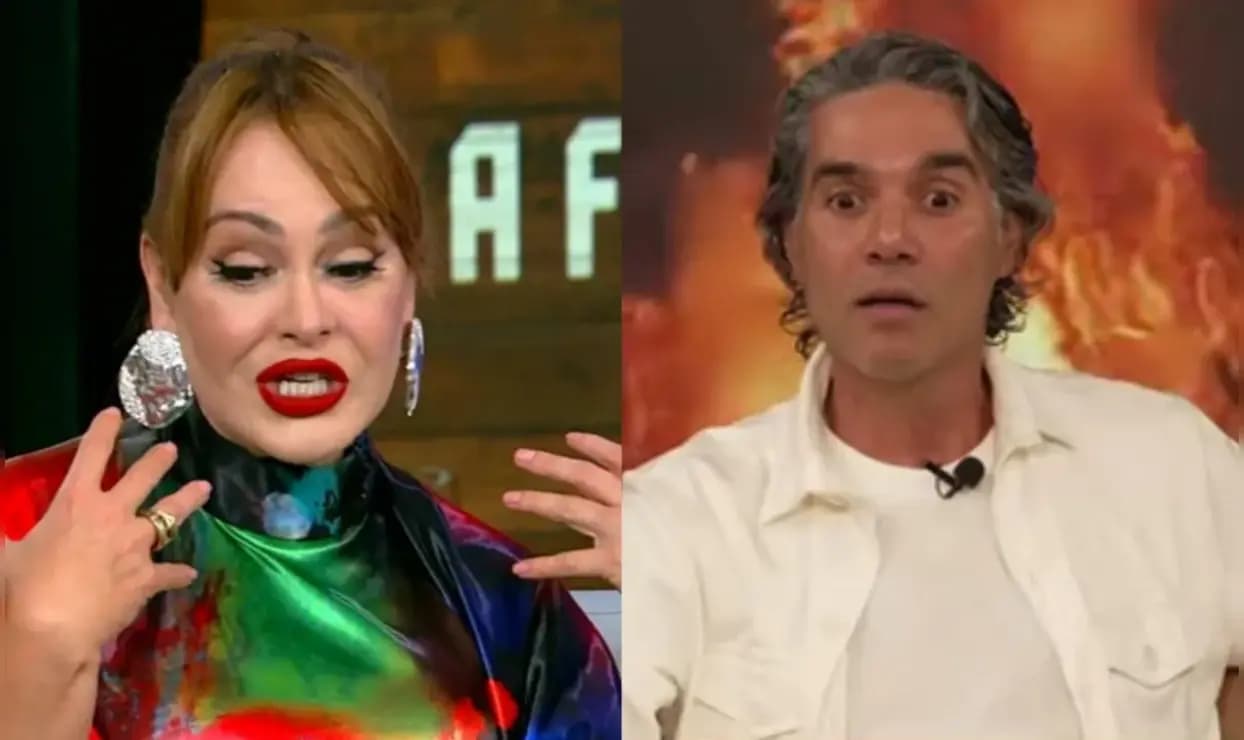 Uma suposta discussão entre Fernando e Gaby, nos bastidores da Record, tomouconta das redes sociais. Fotos: Reprodução / Record