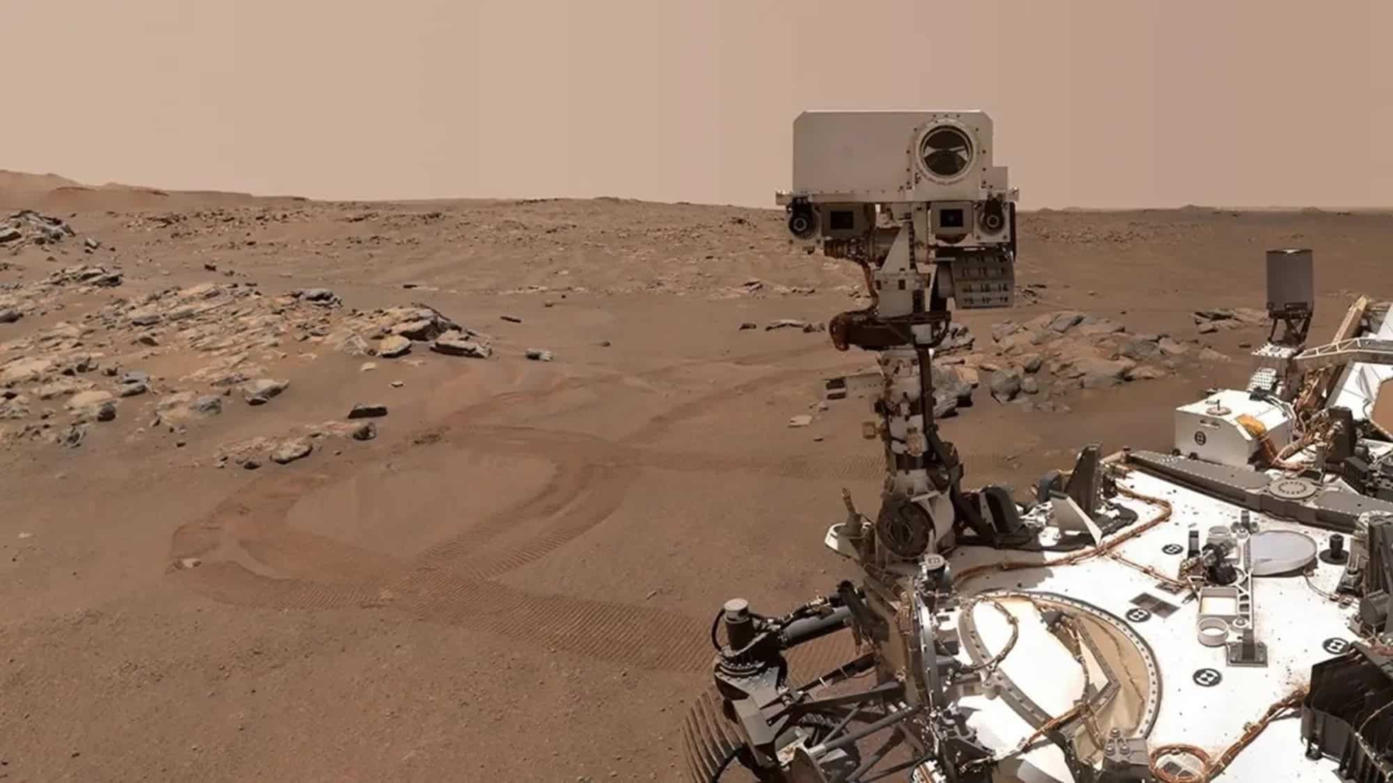 Descoberta foi realizada pelo rover Perseverance (Imagem: NASA/JPL-Caltech)