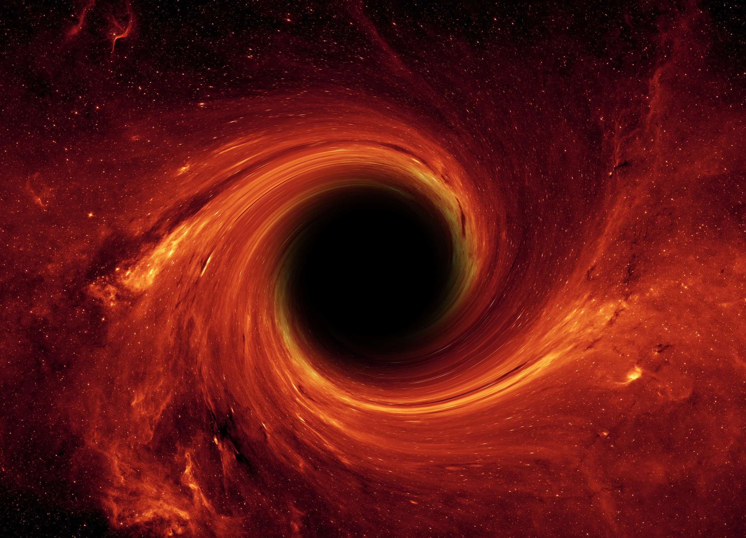 À medida que nossas imagens de buracos negros se tornam mais detalhadas, podemos descobrir que Einstein não estava totalmente certo sobre eles. Crédito: buradaki/Shutterstock