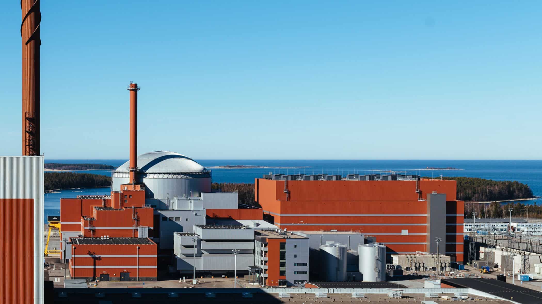 Imagem da usina de usina de Olkiluoto (Imagem: TVO / divulgação)