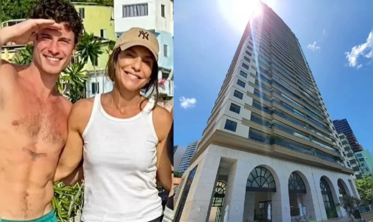Shawn Mendes se hospeda no apartamento de luxo de Ivete em Salvador. Fotos: Reprodução / Redes sociais e Divulgação / Jorge Silva Imóveis